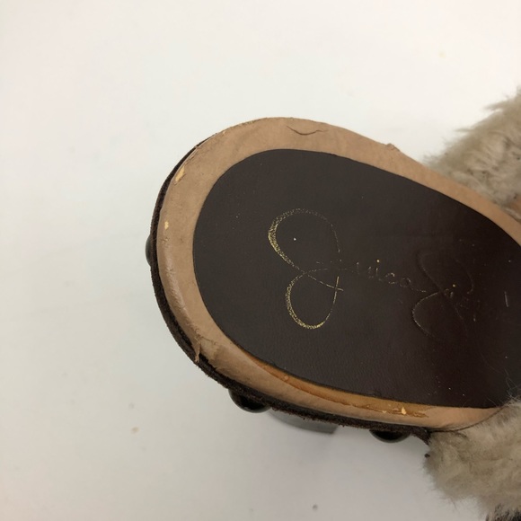 Jessica Simpson Brown city cat platform clog mules - Picture 3 of 8